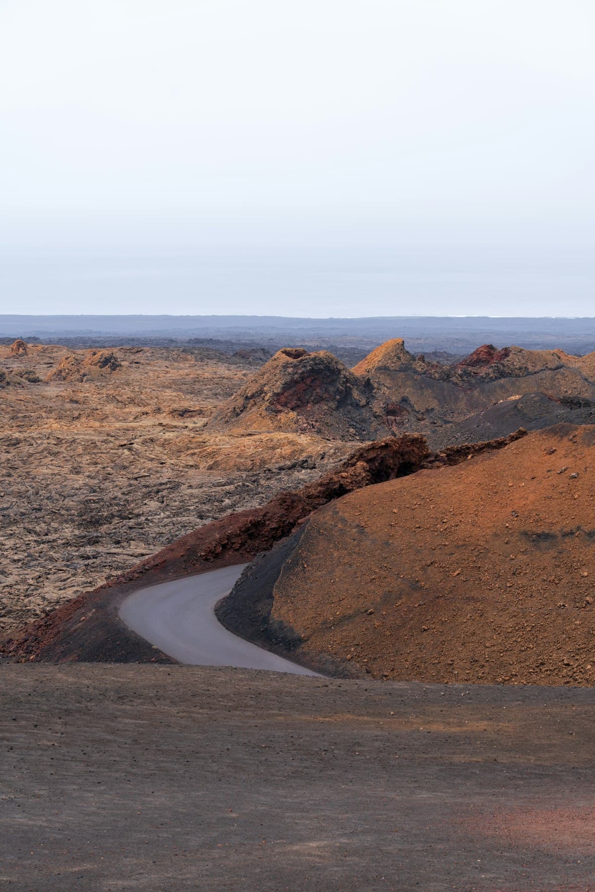 Paisaje volcánico de Lanzarote — zona de operaciones de GIS Seguridad